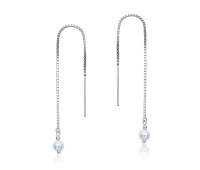 Silver Chain Earring ECD-5-01